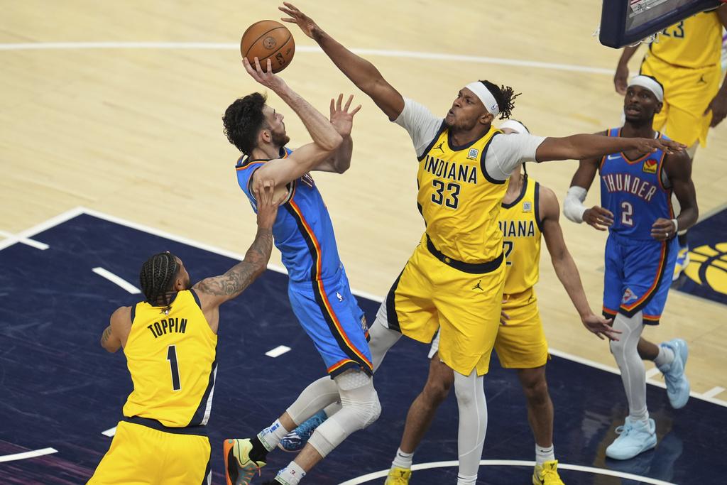 溜馬116:107擊敗雷霆。(美聯社)