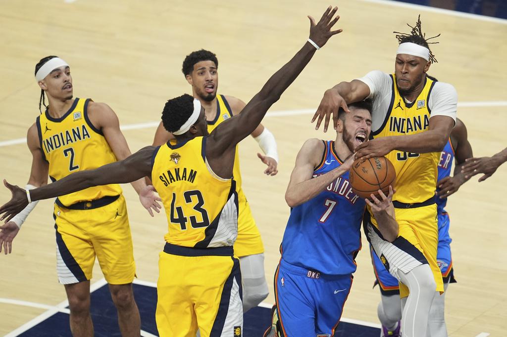 溜馬116:107擊敗雷霆。(美聯社)