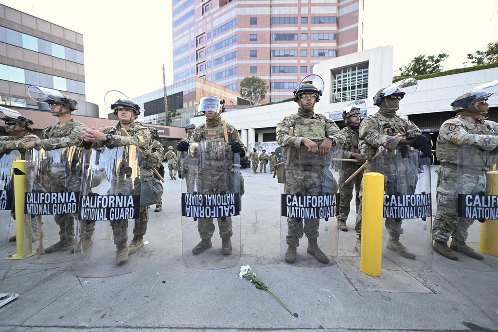 洛杉磯衝突|美國的反對拘捕非法移民引發的示威持續,聯邦法官布雷耶頒布臨時禁制令,阻止總統特朗普在洛杉磯部署國民警衛隊。(美聯社)