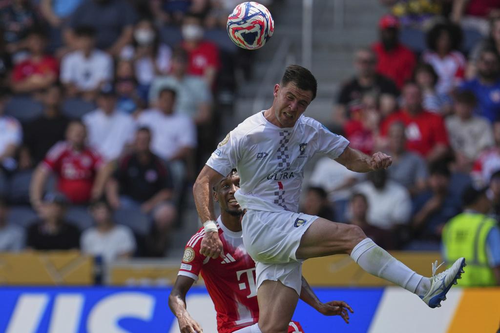 世冠盃|業餘隊奧克蘭城吞拜仁慕尼黑十蛋。(美聯社)