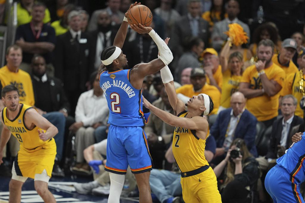 溜馬108:91擊敗雷霆。(美聯社)