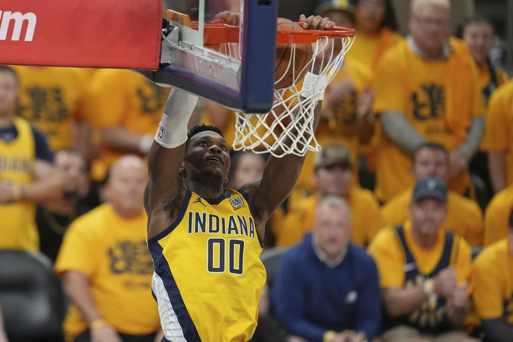 溜馬108:91擊敗雷霆。(美聯社)