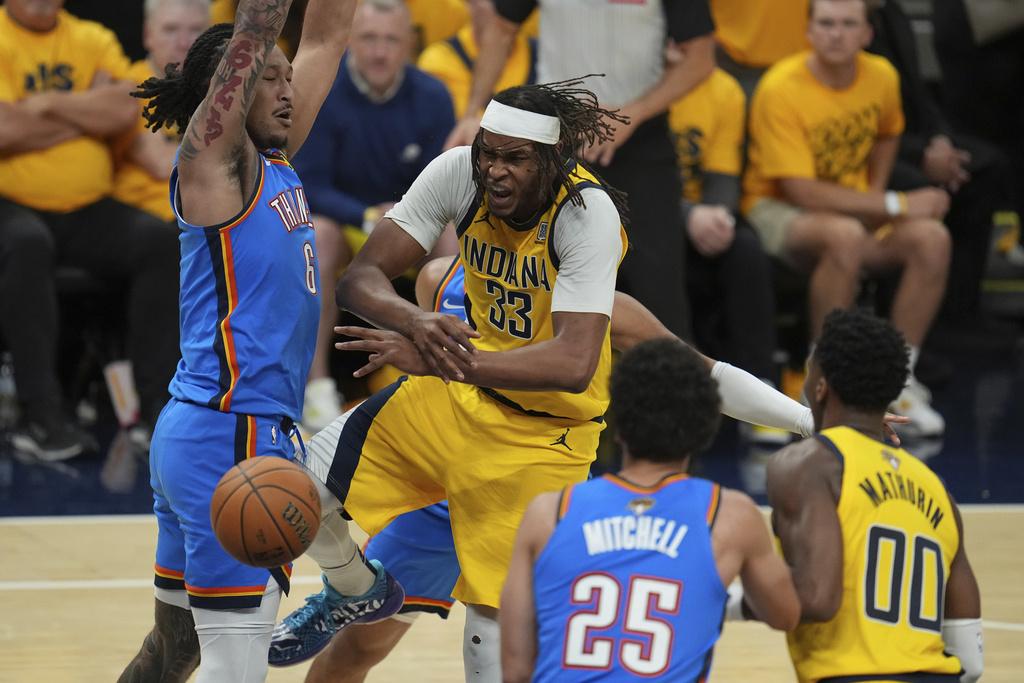 溜馬108:91擊敗雷霆。(美聯社)