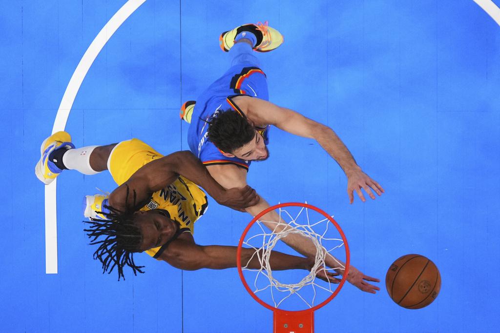 雷霆103:91擊敗溜馬,奪得NBA總冠軍。(美聯社)