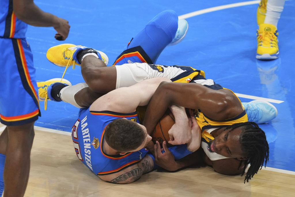 雷霆103:91擊敗溜馬,奪得NBA總冠軍。(美聯社)