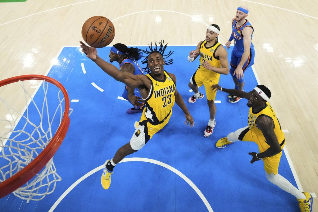 雷霆103:91擊敗溜馬,奪得NBA總冠軍。(美聯社)