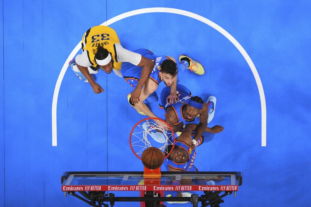 雷霆103:91擊敗溜馬,奪得NBA總冠軍。(美聯社)