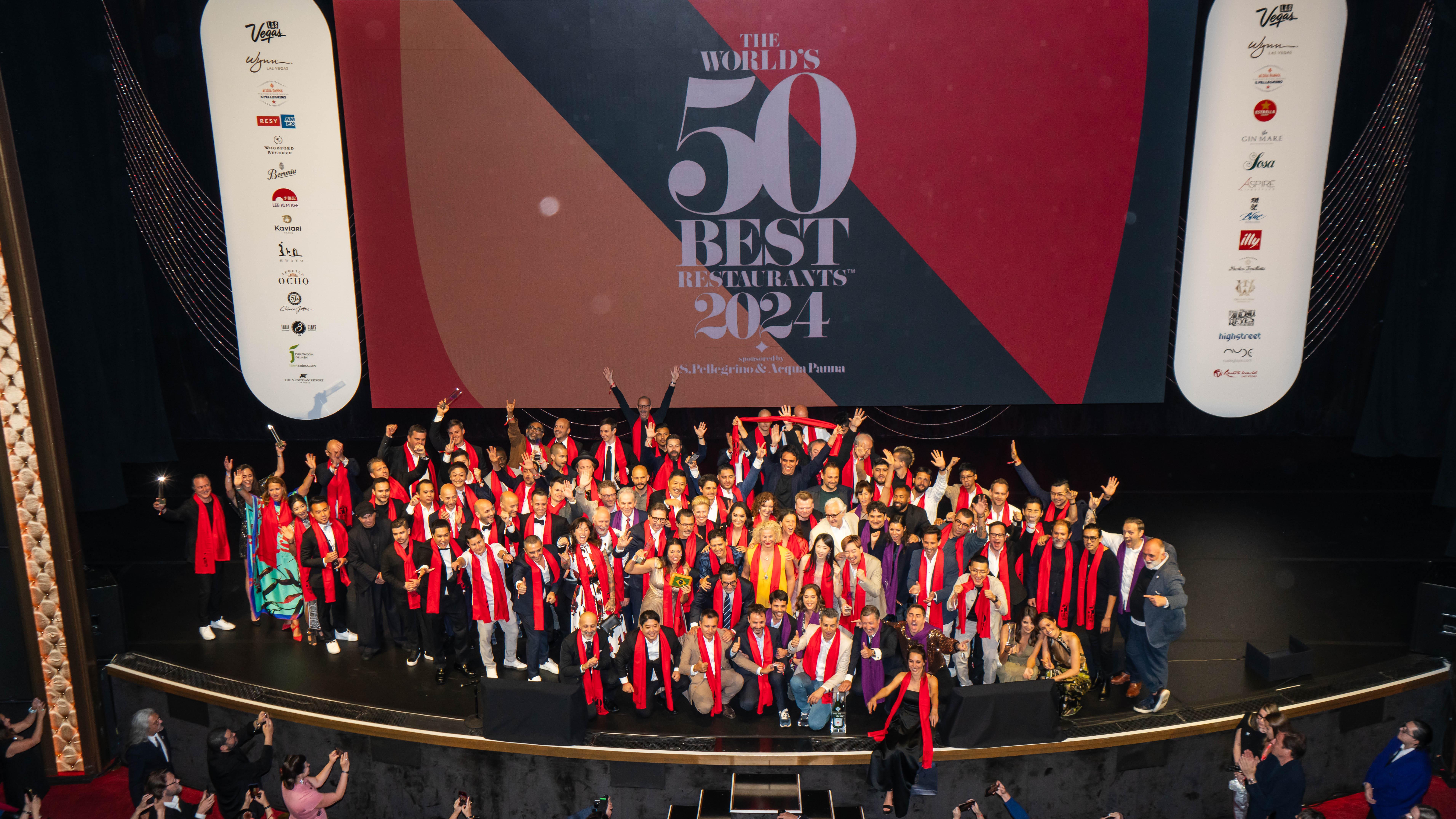 世界50大最佳餐廳頒獎典禮昨晚在意大利都靈舉行。