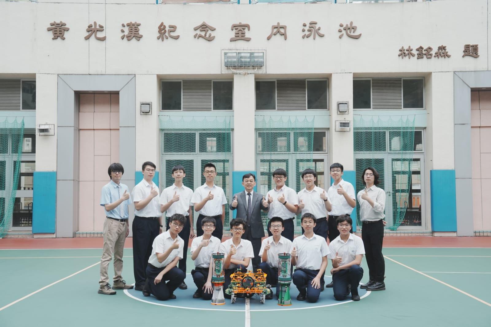 觀塘福建中學水底機械人MATE ROV港區賽事奪冠。(大會提供)