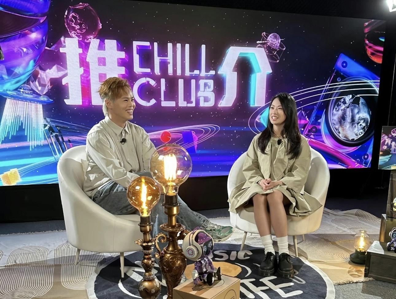 洪心怡亮相ViuTV宣傳新歌。