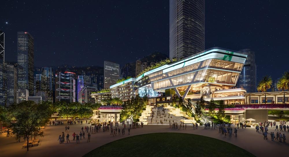 恒地中環海濱地王獲Jane Street簽訂租約,創中環最大單一辦公室交易。(恒地提供)