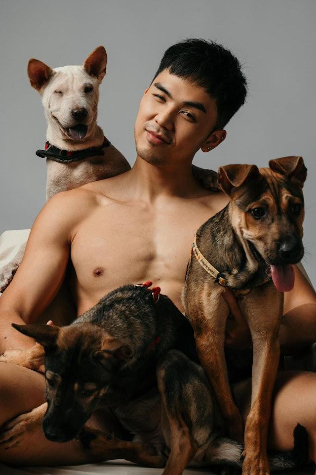 伍富橋呼籲各界關注流浪動物。