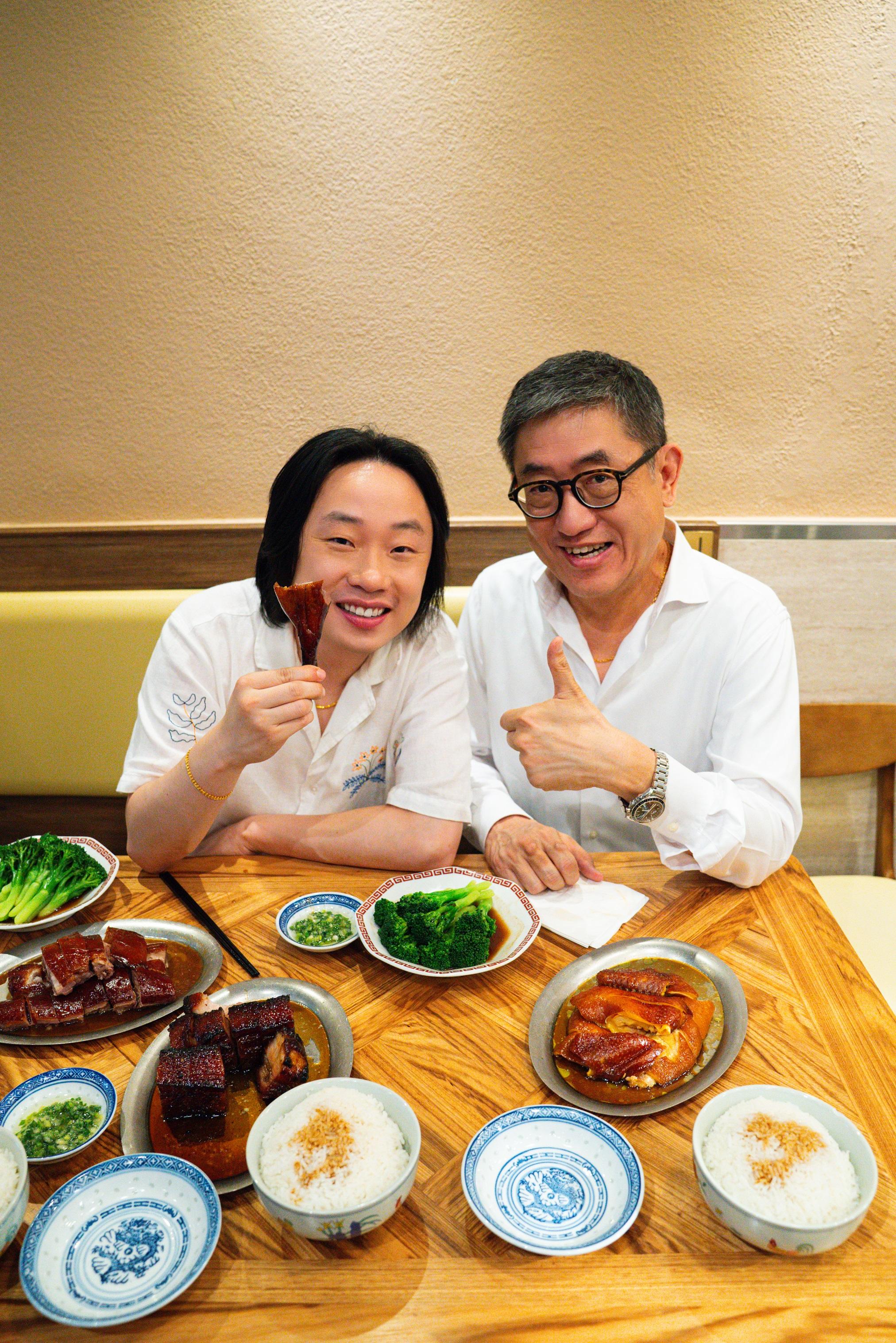 旅發局總幹事程鼎一亦特意到場「探班」,為Jimmy O. Yang開Show前加油打氣。