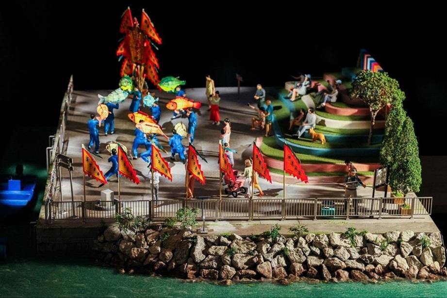 微型藝術展覽(作者提供)