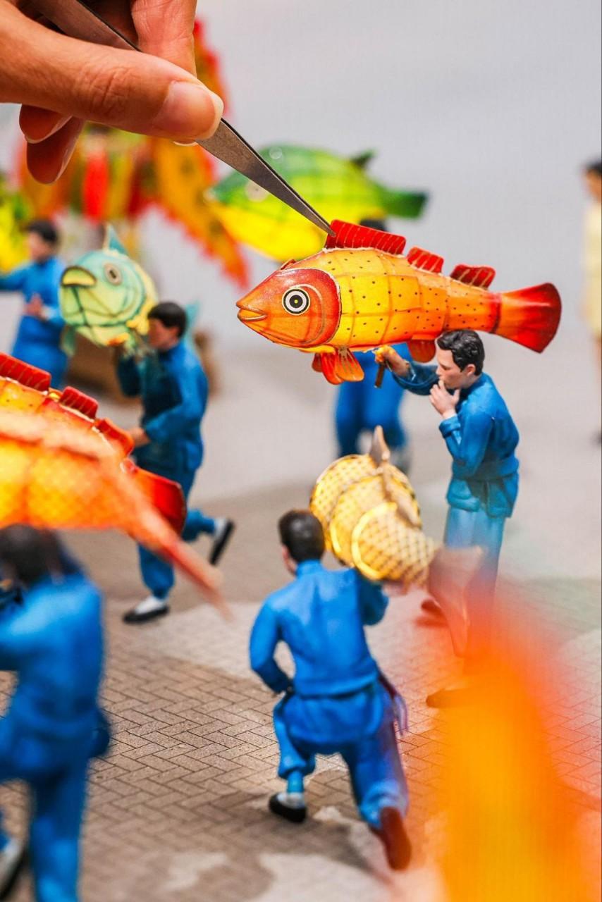 微型藝術展覽(作者提供)