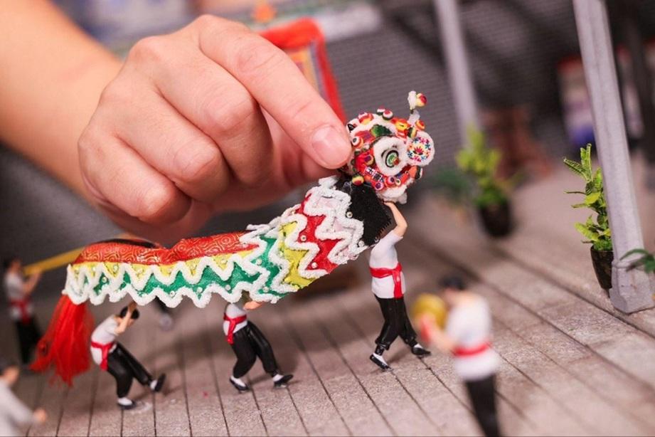 微型藝術展覽(作者提供)