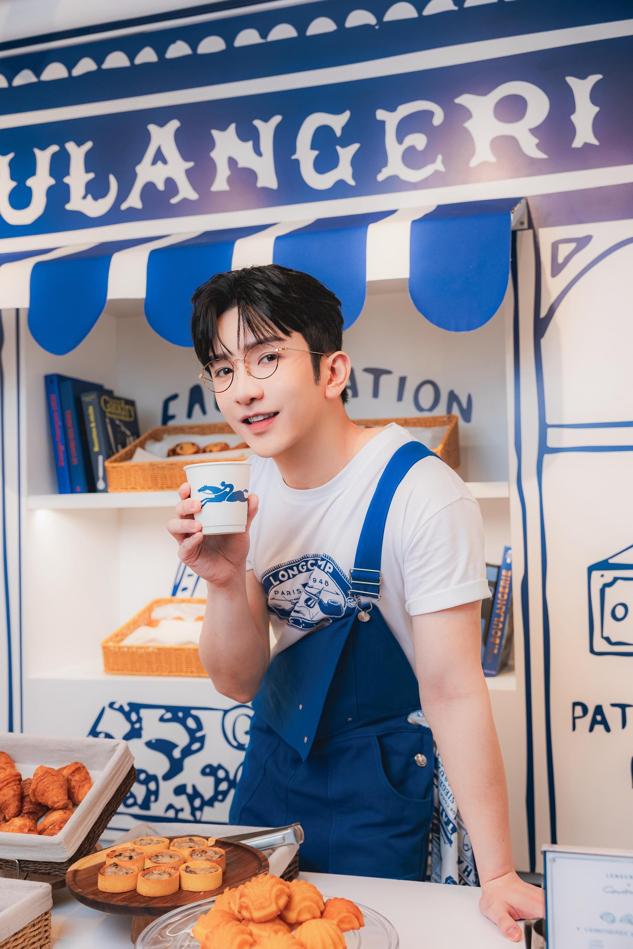 Longchamp x Constantin Riant限定店開幕當日,特別邀請盧瀚霆(Anson Lo)、Christy Lee、楊雅文(Thaimay)和林婷等出席。