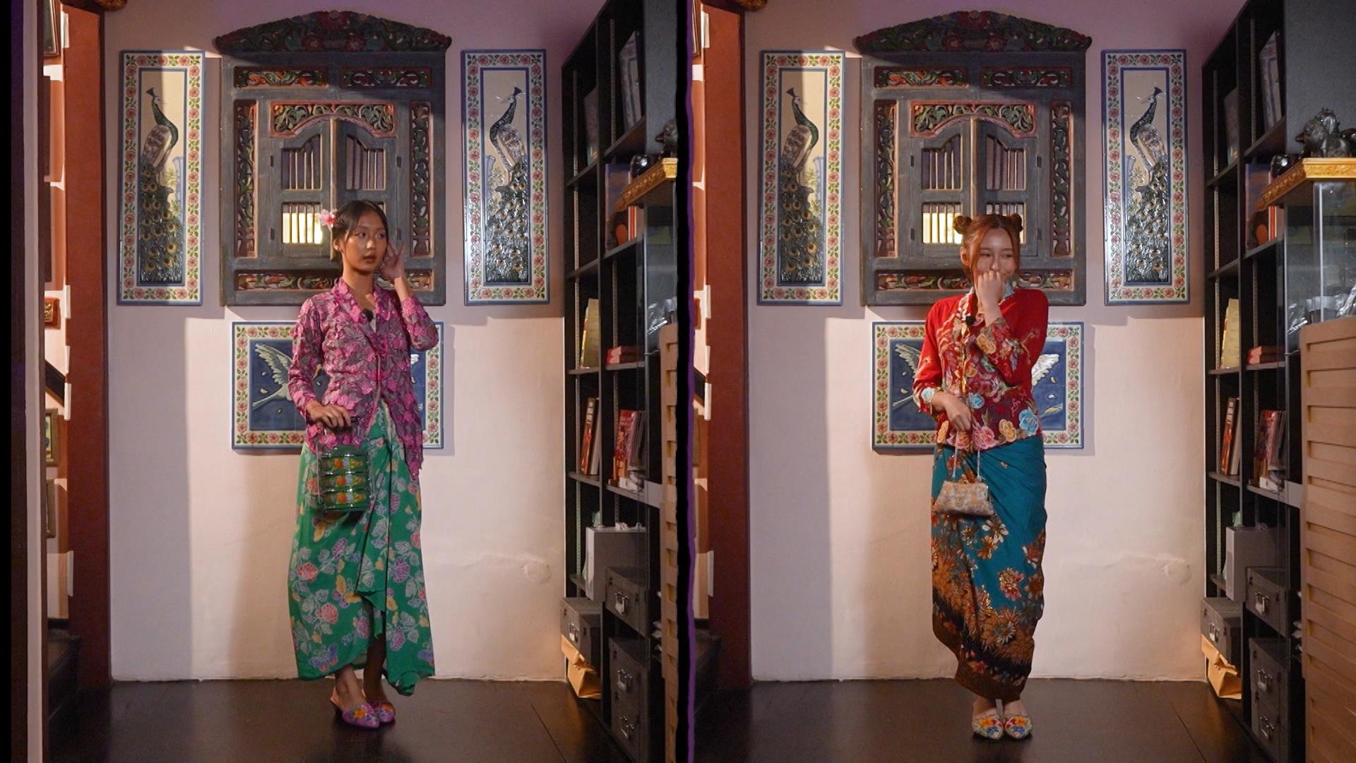 Marf和Ivy娘惹服飾造型。