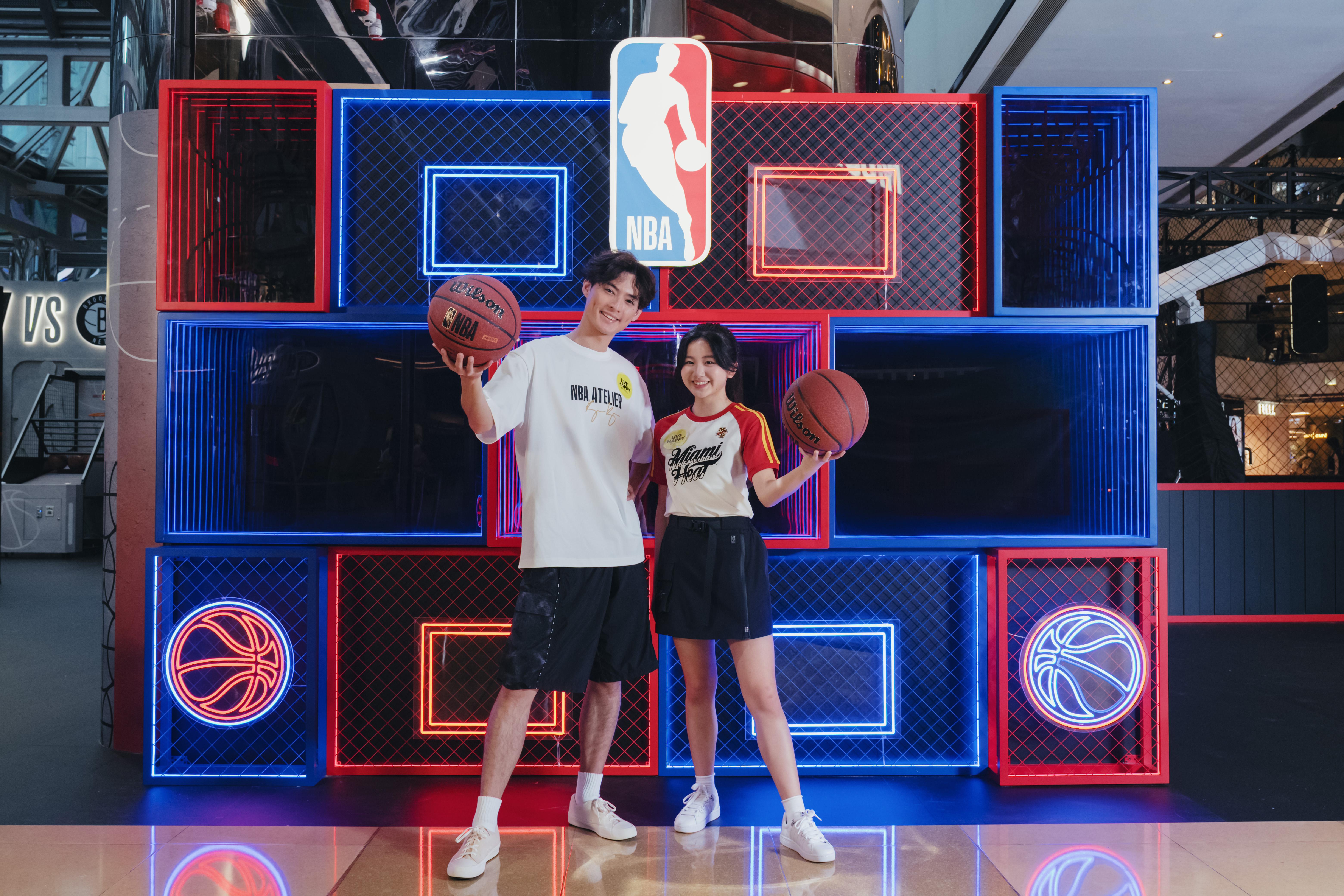 必到打卡體驗位四:「NBA 炫光燈牆」