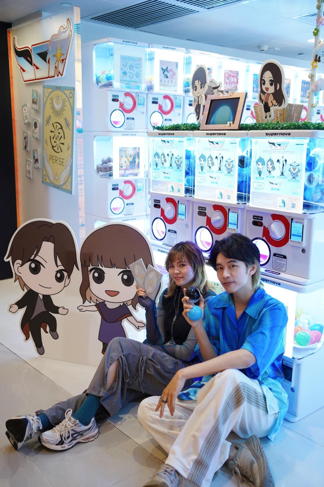 扭蛋店設有期間限定的《SSR》主題裝飾,PER SE日前快閃扭蛋店打卡。