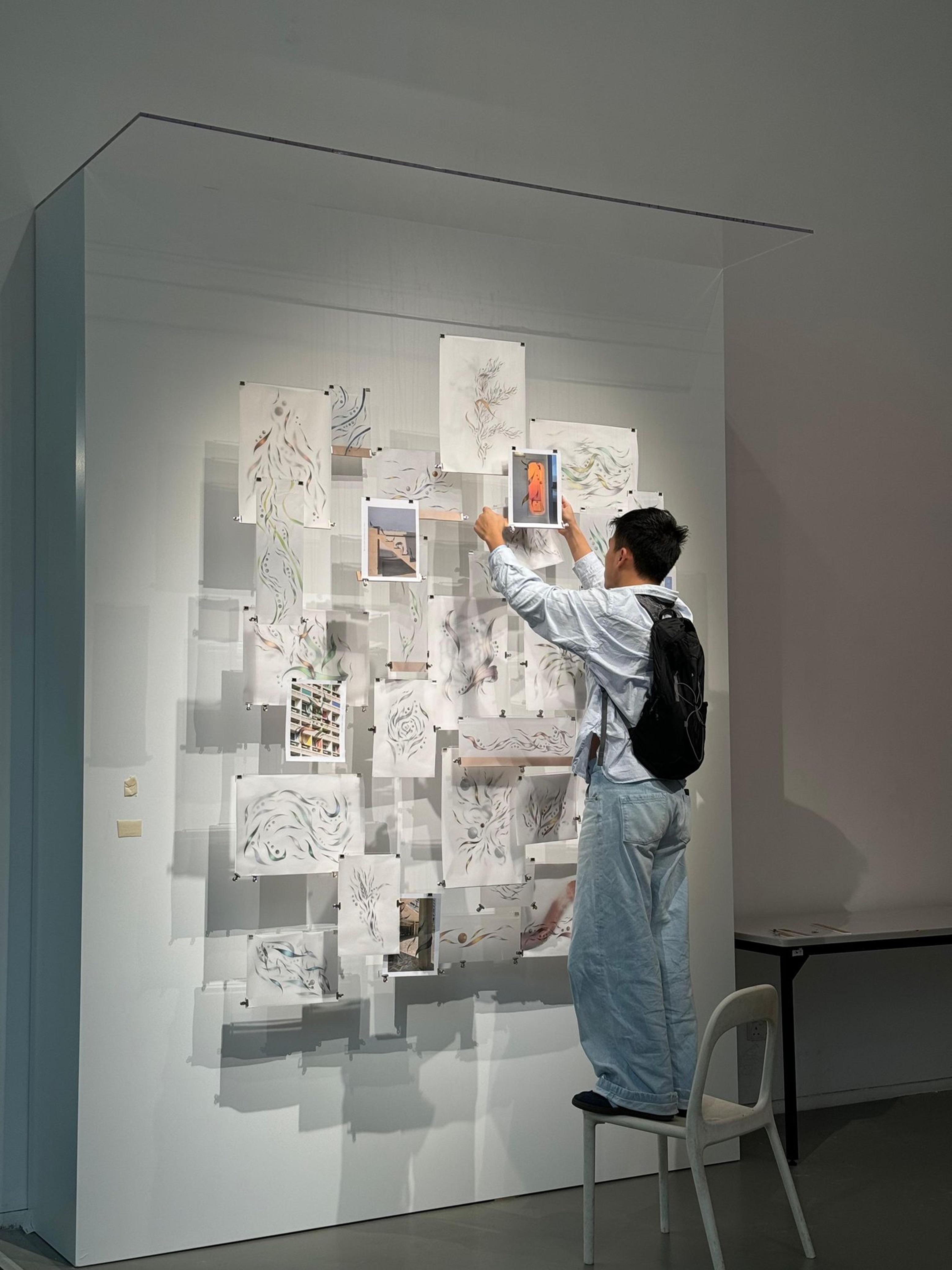 Theo的個人作品「The Memory of the Moment」。(VTC提供)