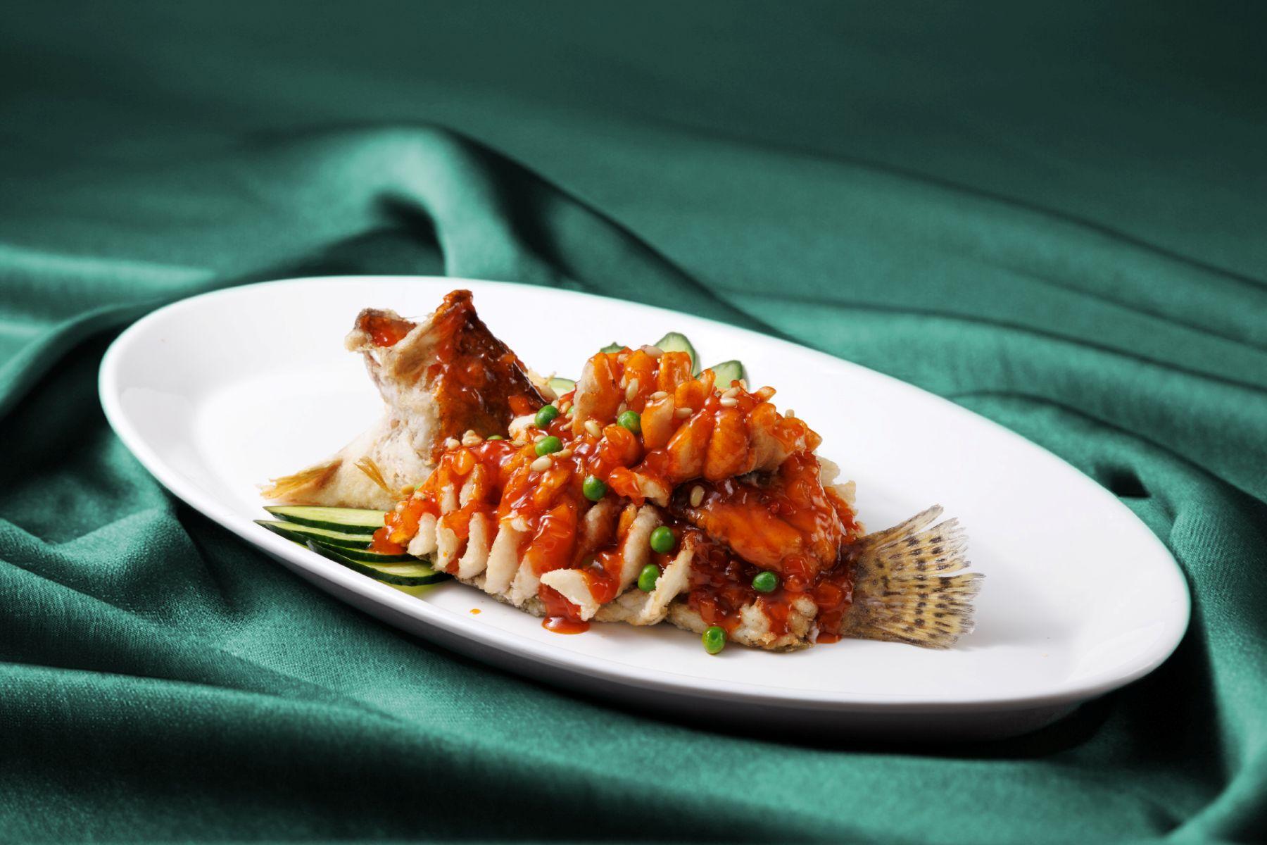 松鶴松子桂花魚($288)