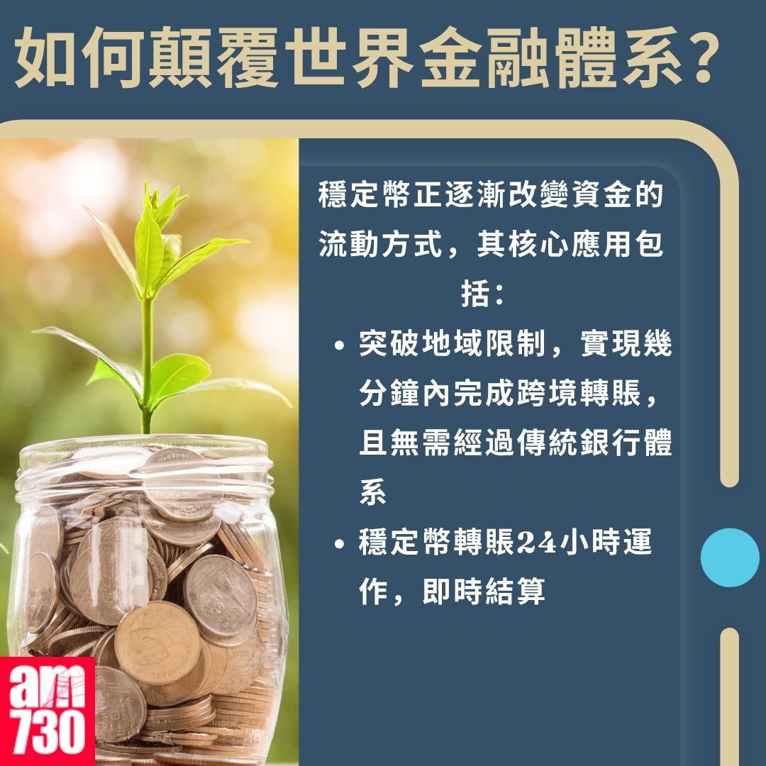 穩定幣是甚麼?如何顛覆世界金融體系?(am730製圖)