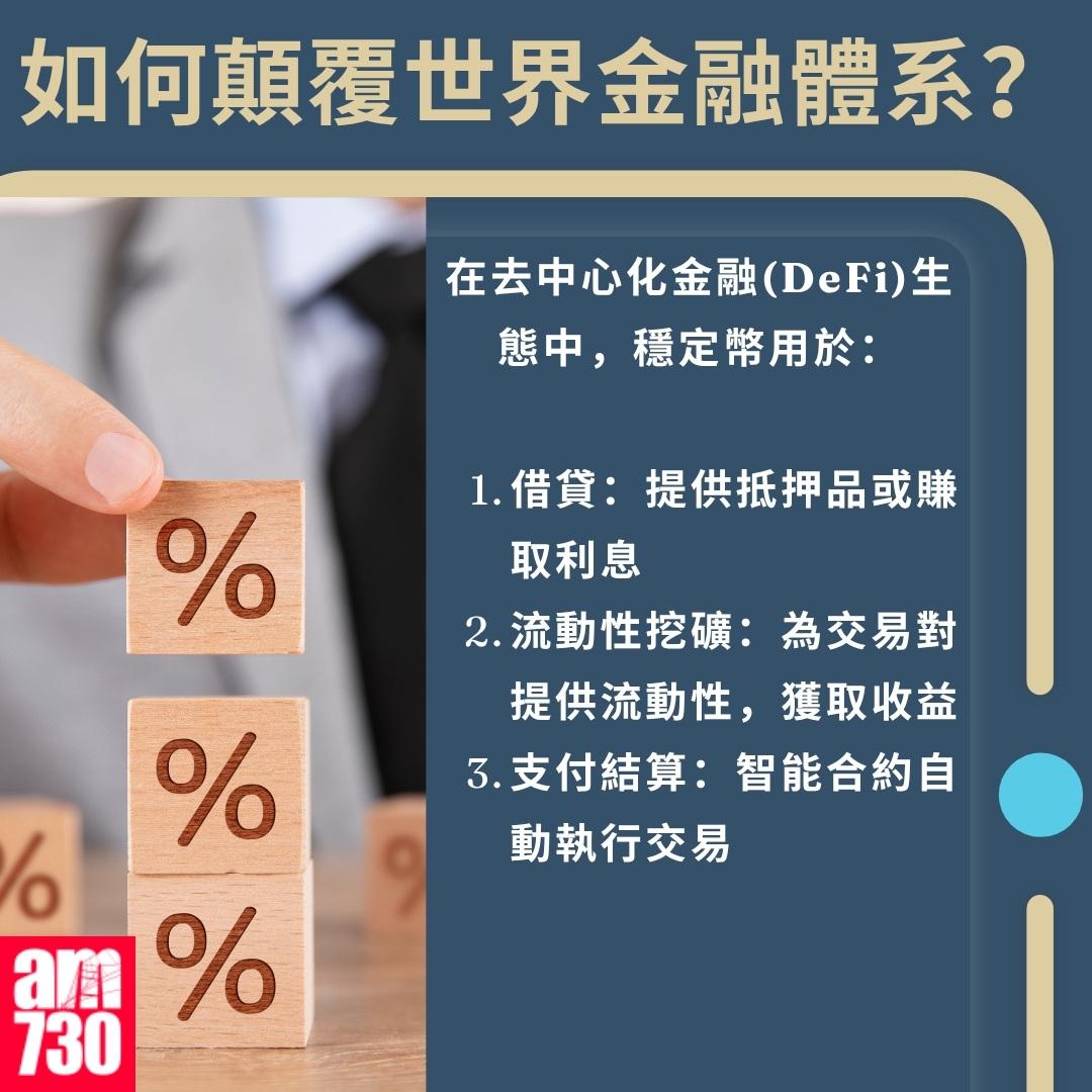 穩定幣是甚麼?如何顛覆世界金融體系?(am730製圖)