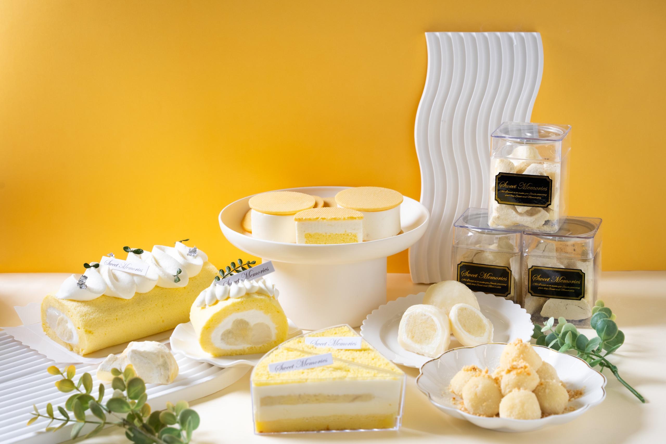 Sweet Memories特別為市集設計手製榴槤卷蛋、榴槤雪米果、榴槤香脆雪糕餅、榴槤果乾及榴槤芝士餅,以非凡手藝演繹果王的百變風味。