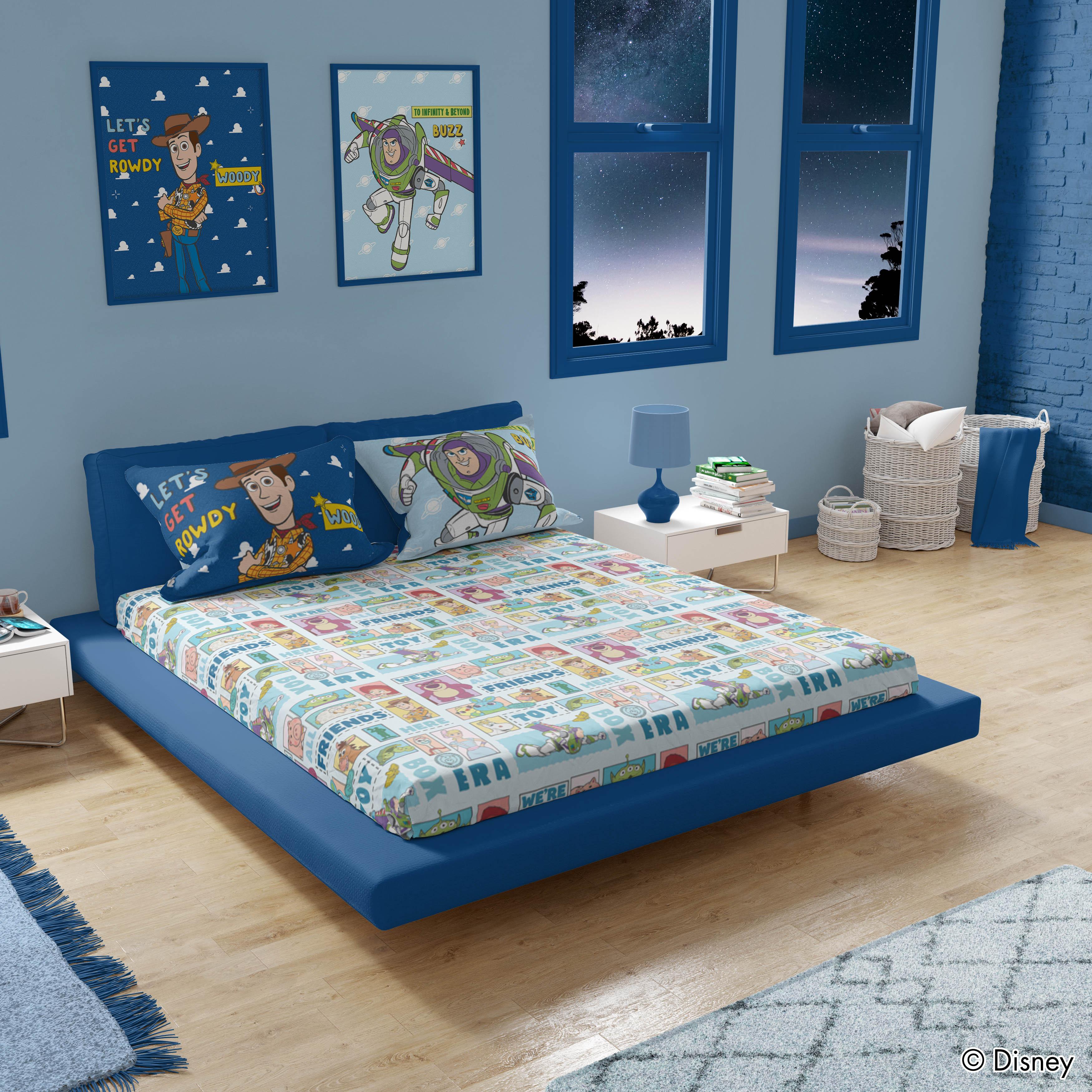 Toy Story 絲般綿1000針床笠連枕套 單人$159/雙人加大$239/加大$259