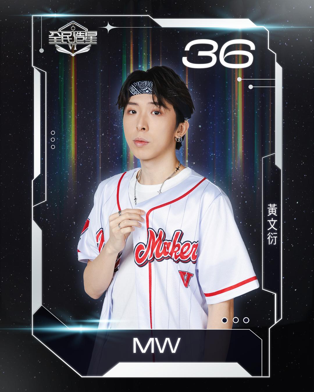 全民造星6 99強名單|36號黃文衍(MW)