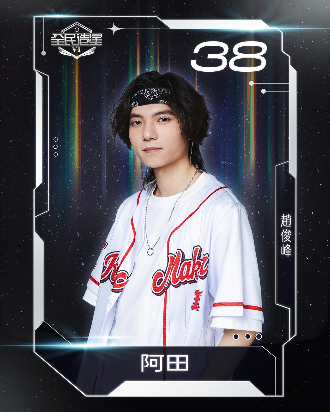 全民造星6 99強名單|38號趙俊峰(阿田)