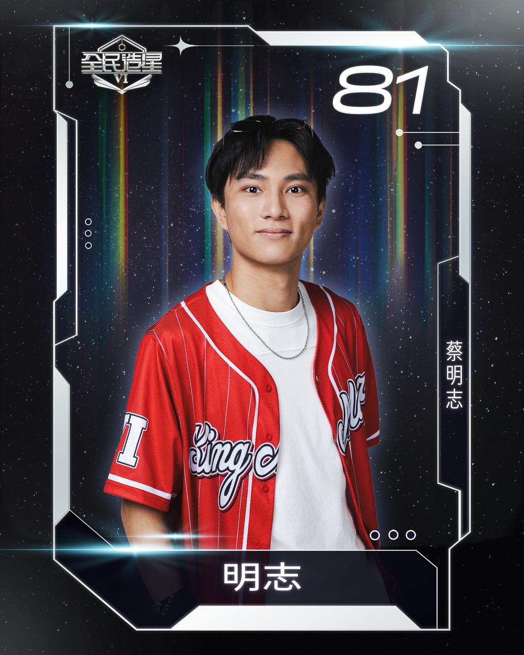 全民造星6 99強名單|81號蔡明志(明志)