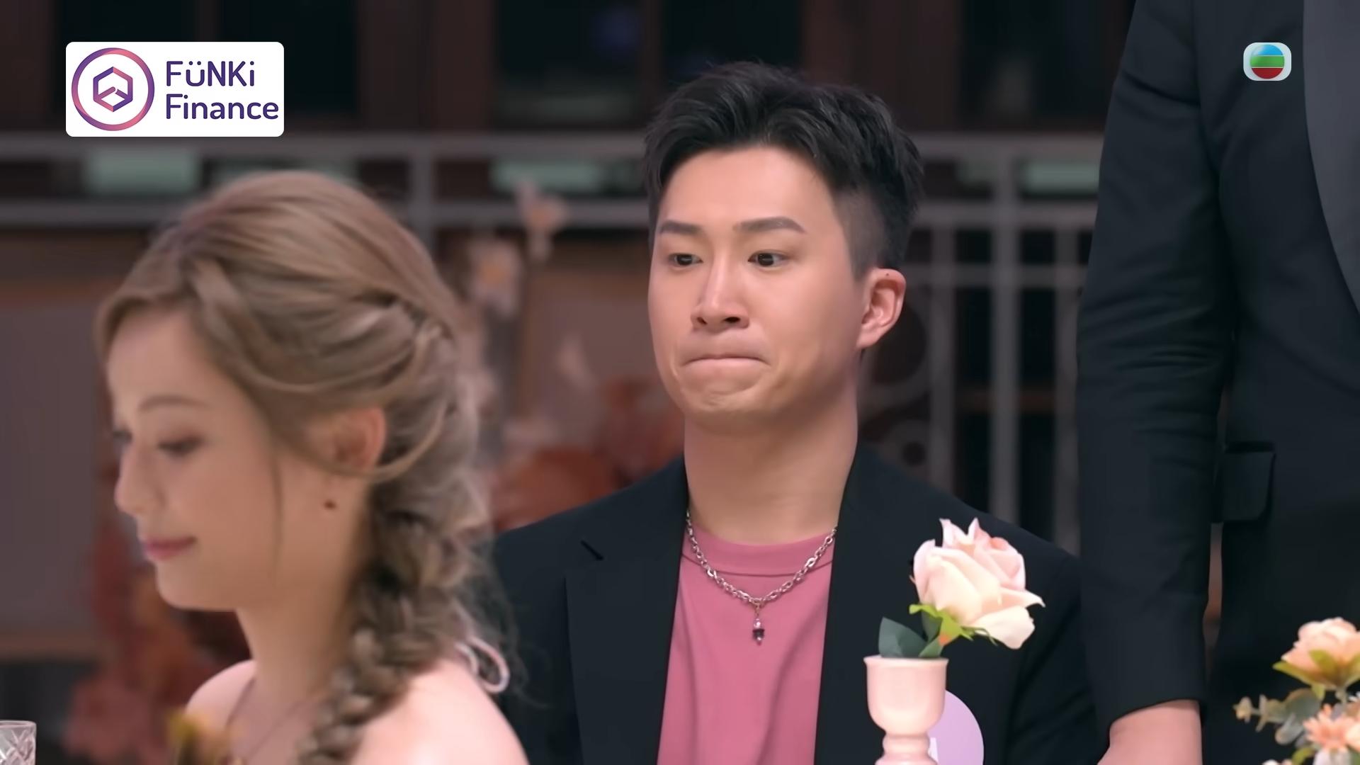 GM得知沒有被女神葉蒨文選上,眼淚在心裡流。