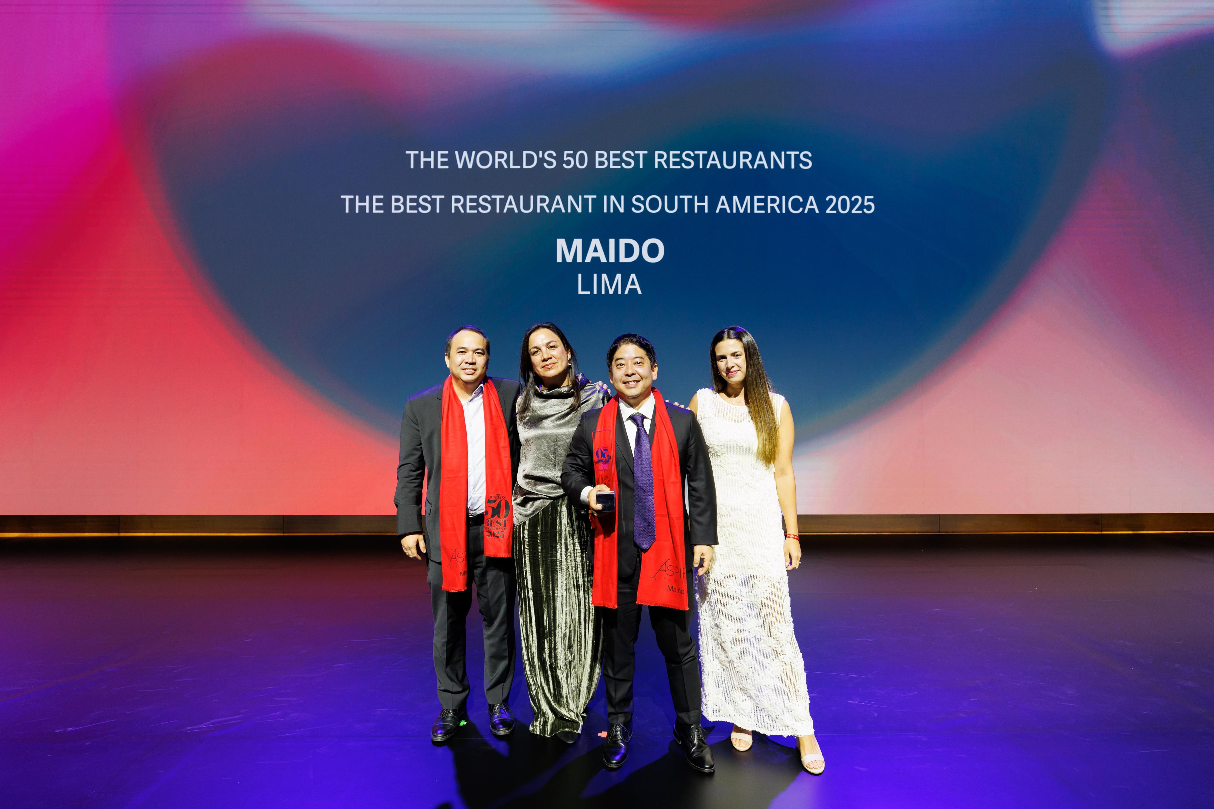 秘魯利馬的Maido餐廳榮登世界50大最佳餐廳排行榜NO.1。