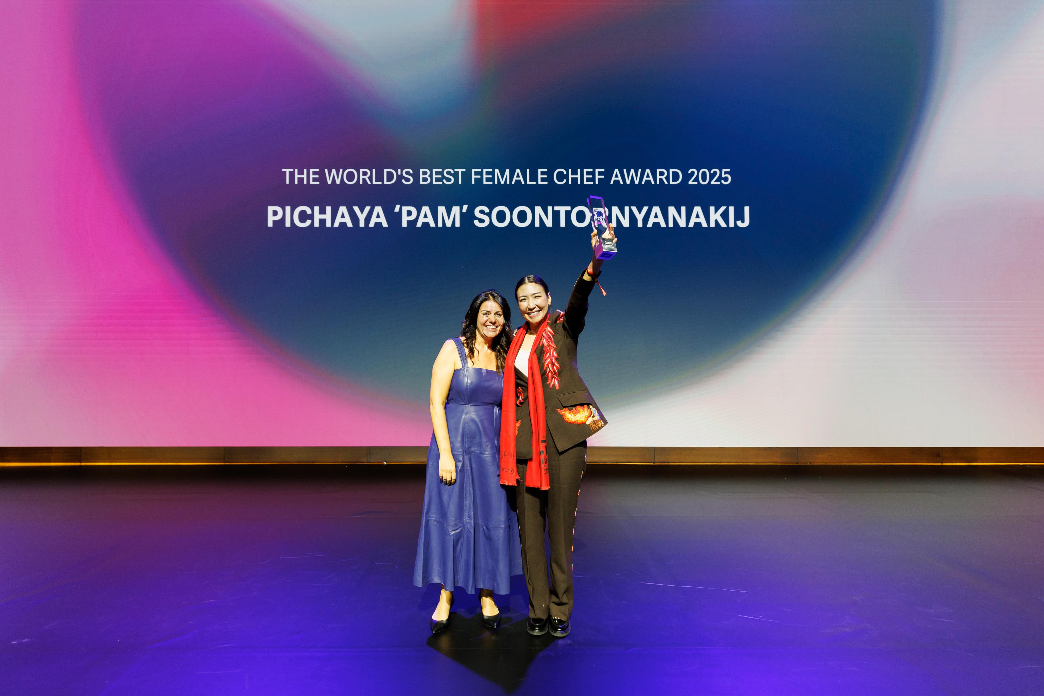 Chef Pam 榮獲世界最佳女廚師獎。