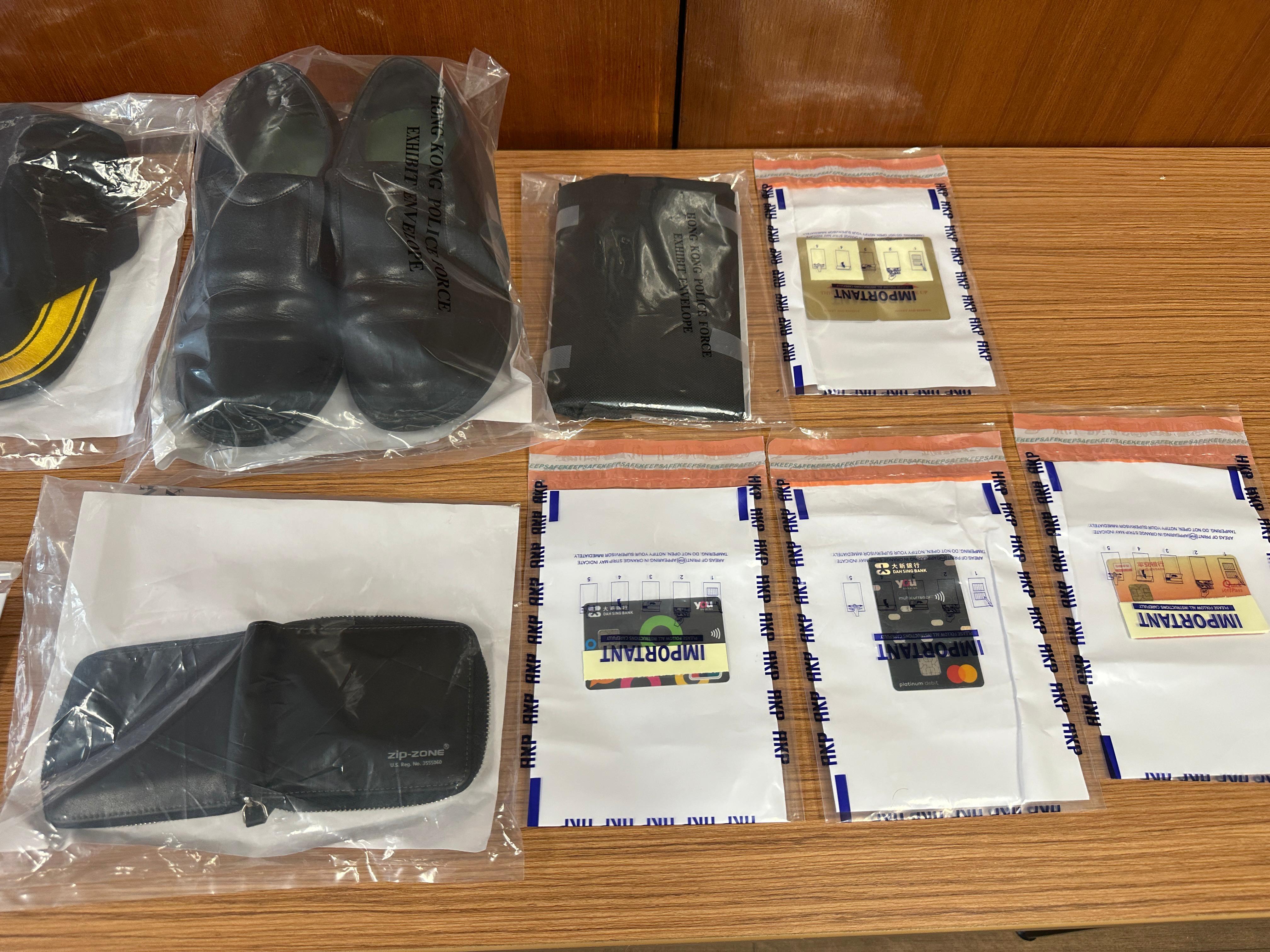 檢獲信用卡等。