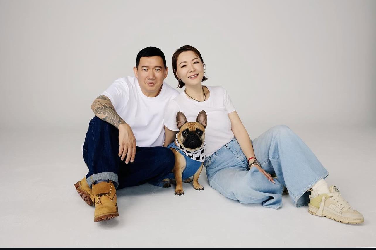 田蕊妮與杜汶澤已結婚20年,兩人與愛犬現定居台灣。