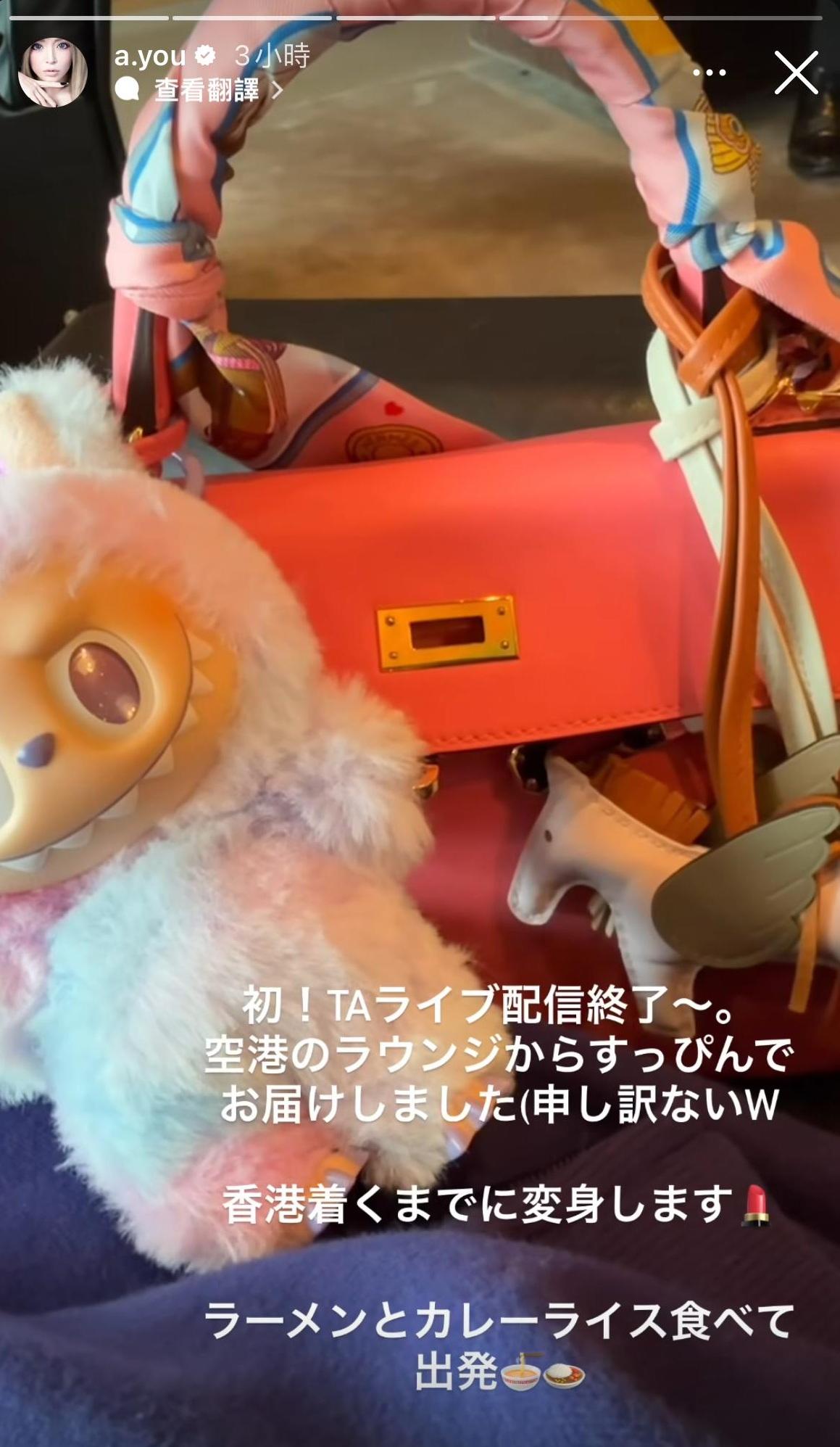 步姐的Labubu公仔。