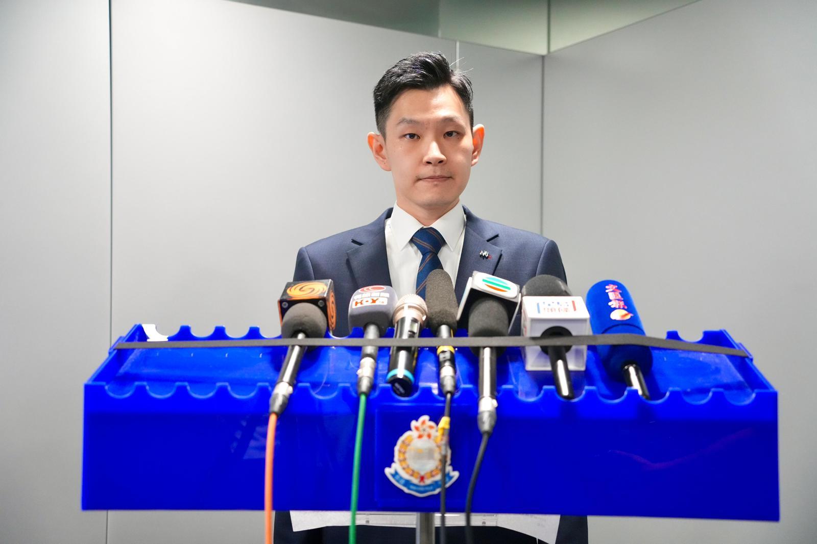 毒品調查科行動組高級督察唐為國。