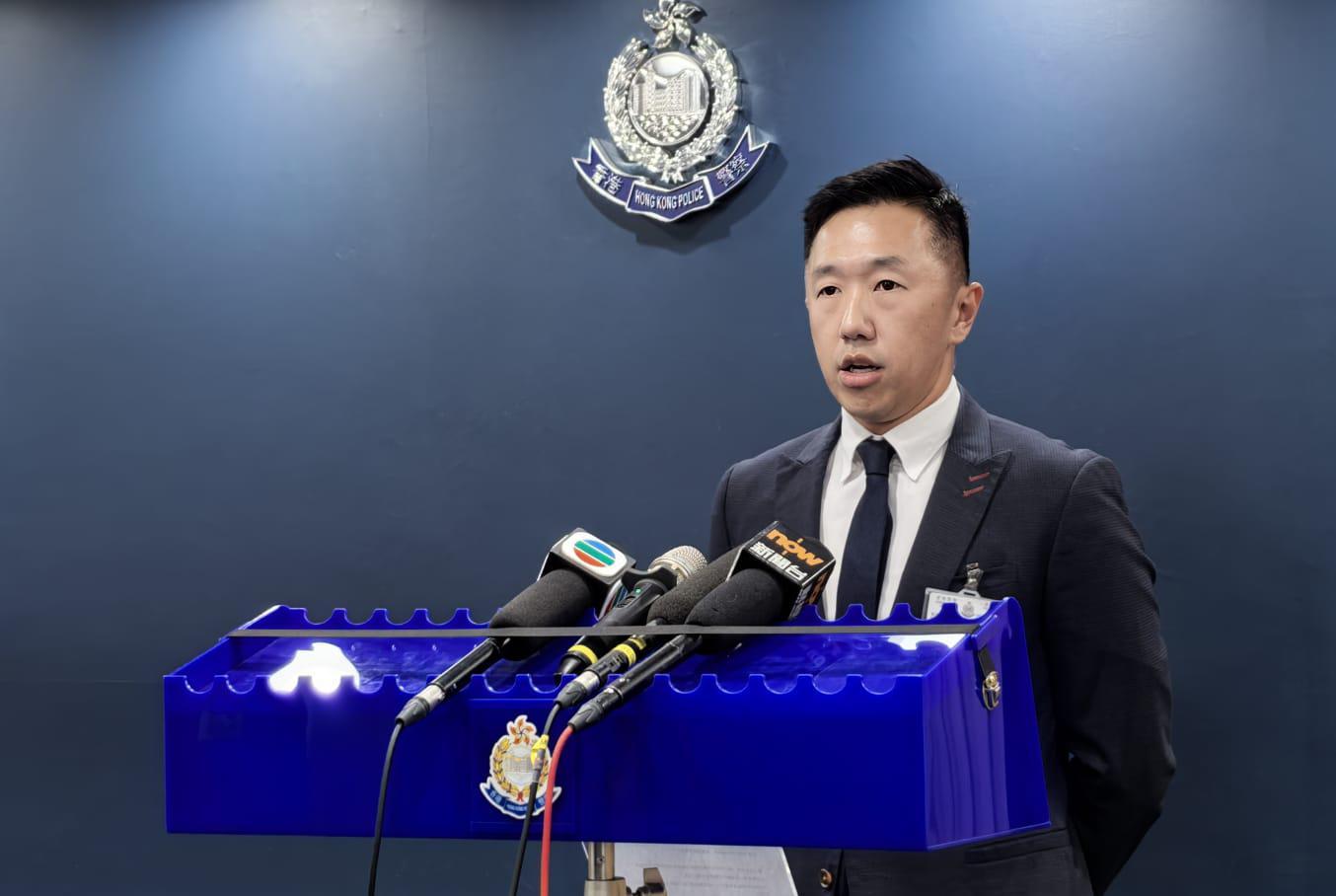 元朗警區重案組第三隊案件主管偵緝督察林浩賢。