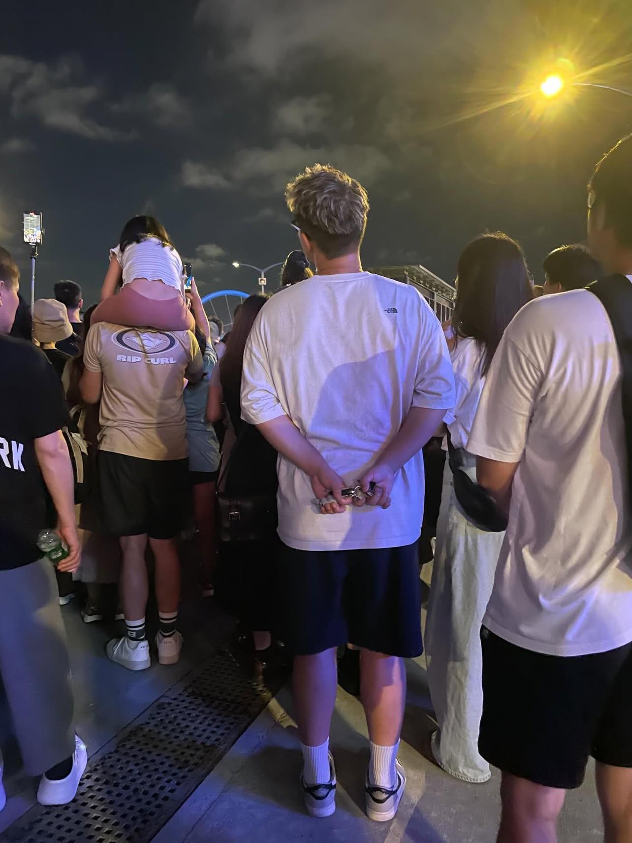 吳林峰被捕獲到場撐Jer。(網上圖片)