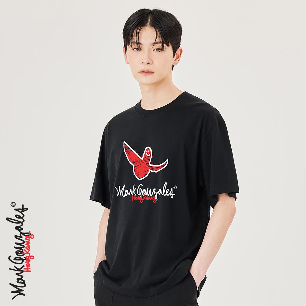 父親節禮物2025|Mark Gonzales香港限定蠟筆塗鴉天使圖案短袖T恤