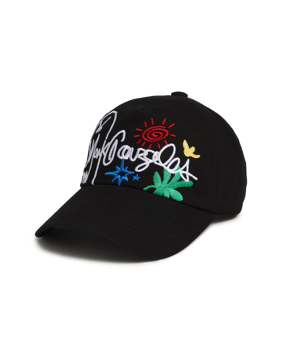 父親節禮物2025|Mark Gonzales塗鴉圖案棒球帽 原價$420,官網獨家7折加購價$295