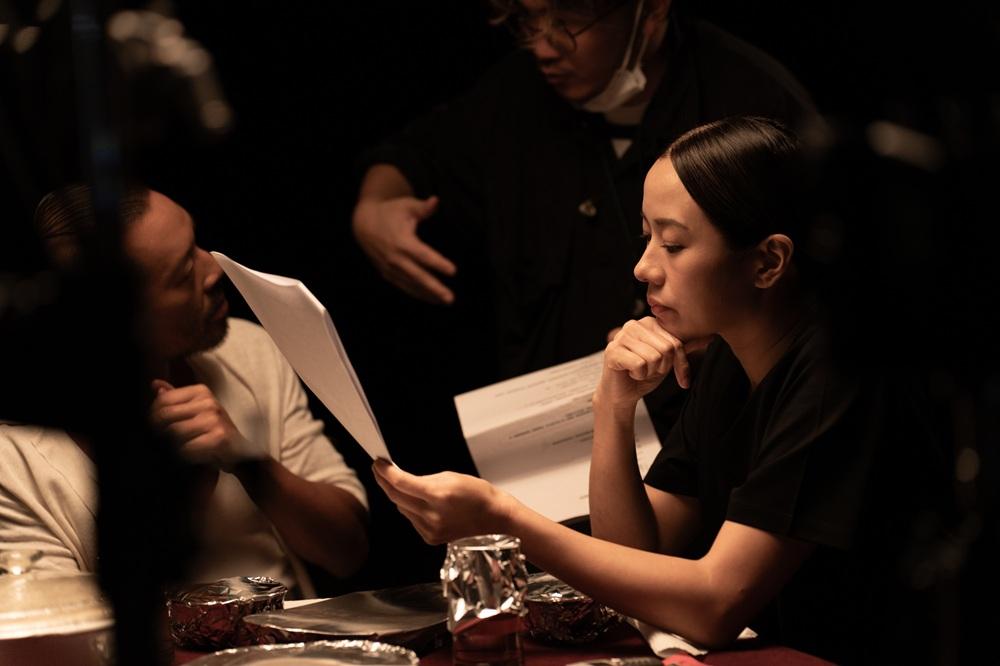 林嘉欣是今次演唱會主要演員,日以繼夜與Juno彩排。