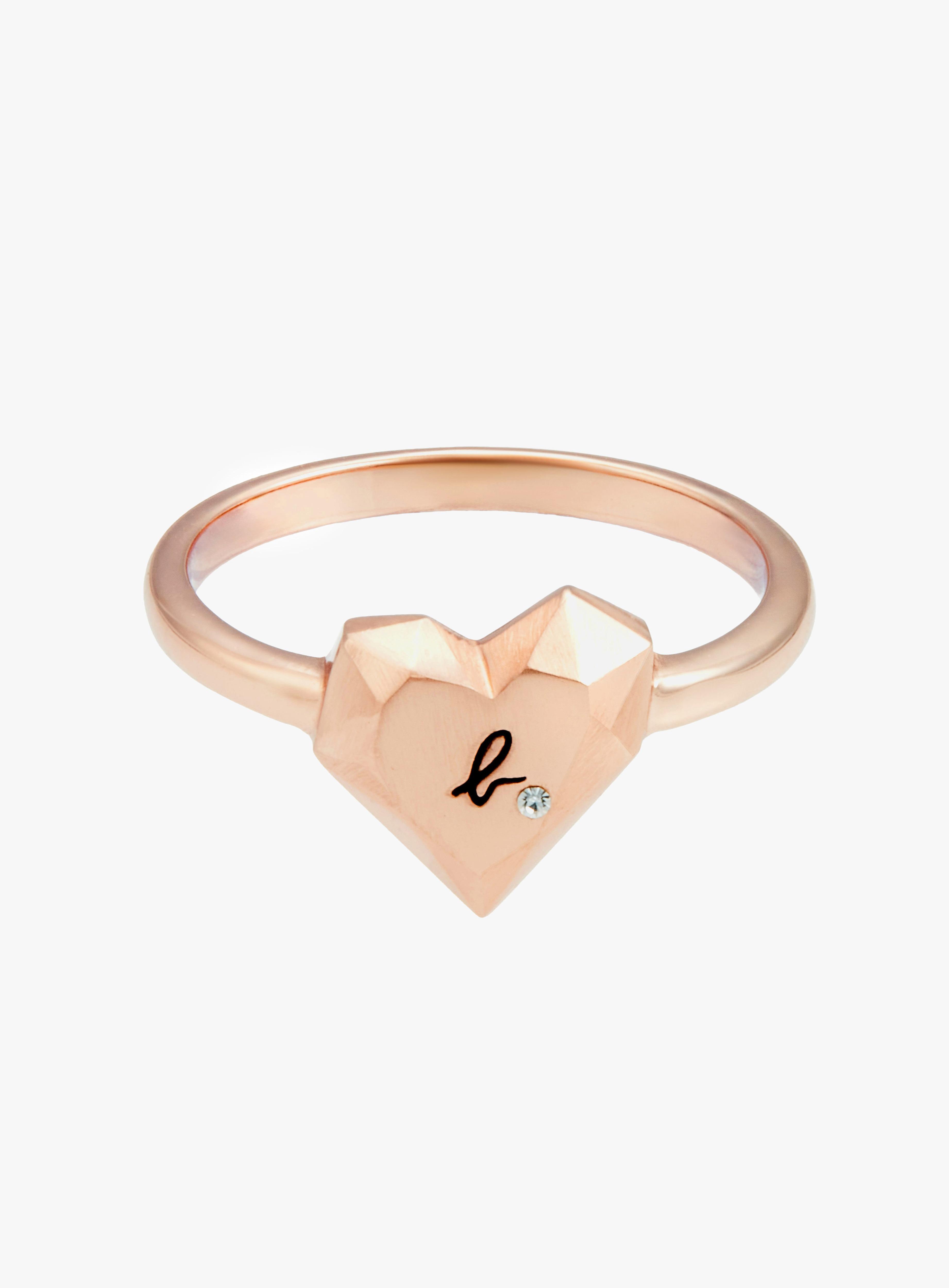 女裝 "Carving of love" 心形銀戒指 原價$990 6折$594