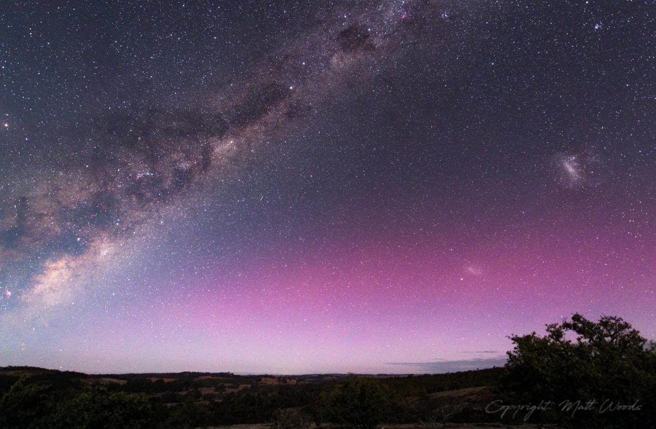 澳洲南極光風景。(互聯網)