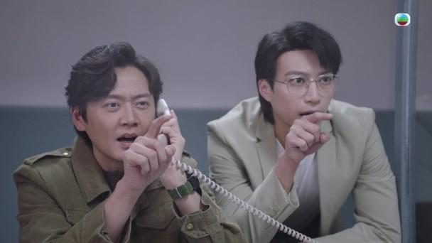 張振朗與吳業坤在劇集中「神同步」。