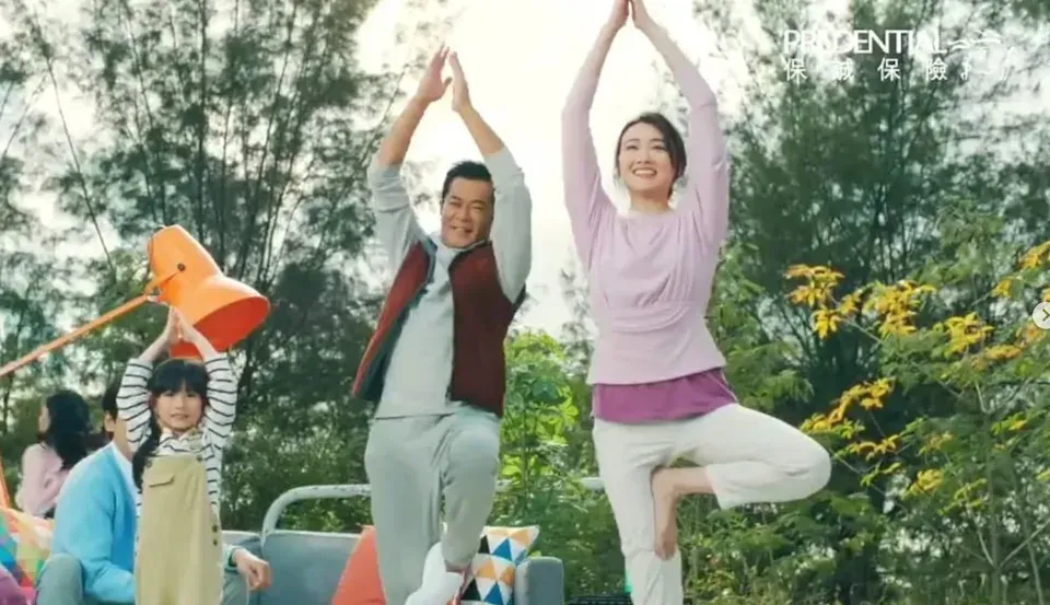 Jane Wong同古天樂拍過保險廣告