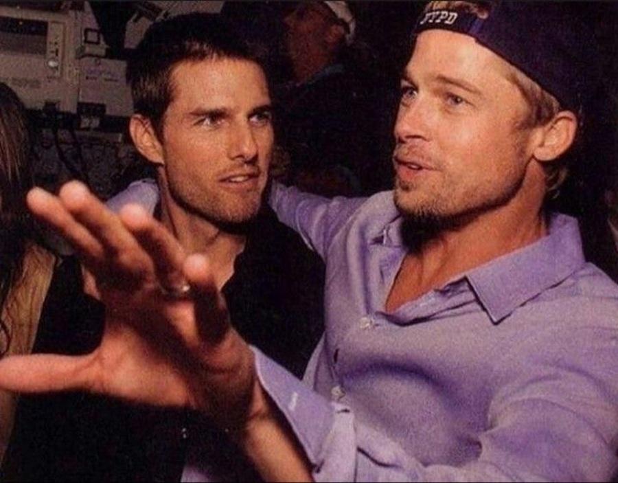 20多年前兩人攬頭攬頸,有啲似畢佬保護湯嘅感覺。